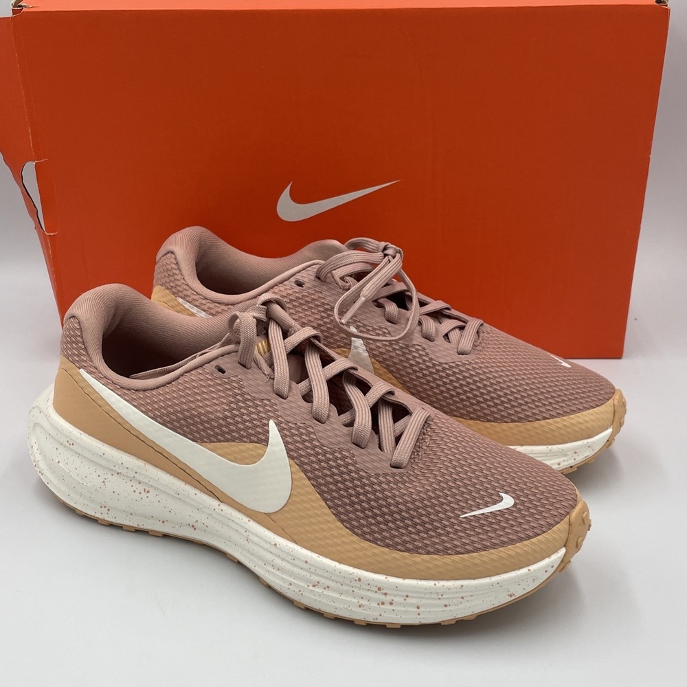 Nike Revolution 8 Running Women's Sz 6.5 Pink Oxford White Orange HJ8485-600 NEW